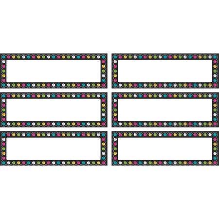 TEACHER CREATED RESOURCES Chalkboard Brights Labels Magnetic Accents, PK60 TCR77299